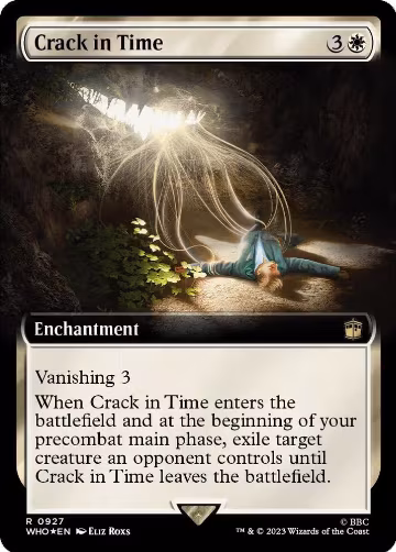 Crack in Time (Extended Art) (Surge Foil) (927), Universes Beyond: Doctor Who — Magic card price