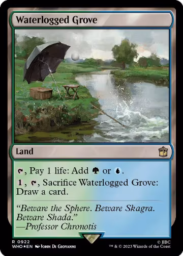 Waterlogged Grove (Surge Foil) (922), Universes Beyond: Doctor Who — Magic card price