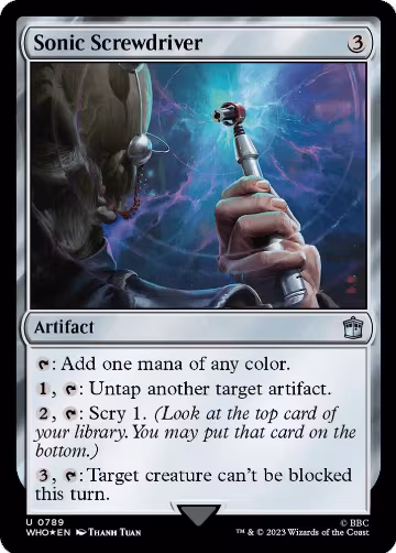 Sonic Screwdriver (0789) (Surge Foil) (789), Universes Beyond: Doctor Who — Magic card price