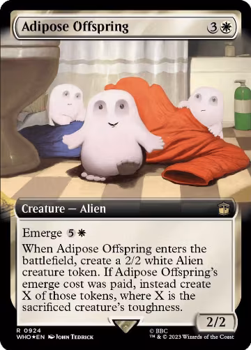 Adipose Offspring (Extended Art) (Surge Foil) (924), Universes Beyond: Doctor Who — Magic card price