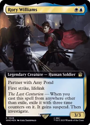 Rory Williams (Extended Art) (Surge Foil) (1028), Universes Beyond: Doctor Who — Magic card price