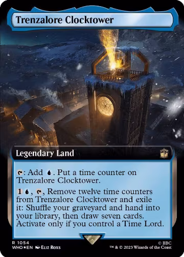 Trenzalore Clocktower (Extended Art) (Surge Foil) (1054), Universes Beyond: Doctor Who — Magic card price
