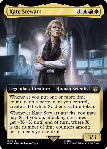 Kate Stewart (Extended Art) (Surge Foil) (1013), Universes Beyond: Doctor Who — Magic card price