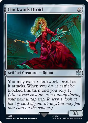 Clockwork Droid (172), Universes Beyond: Doctor Who — Magic card price