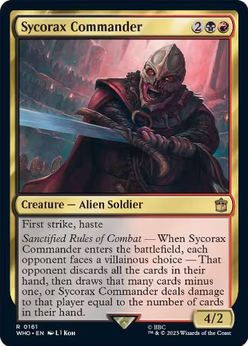 Sycorax Commander (161), Universes Beyond: Doctor Who — Magic card price