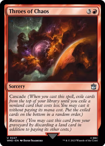 Throes of Chaos (227), Universes Beyond: Doctor Who — Magic card price