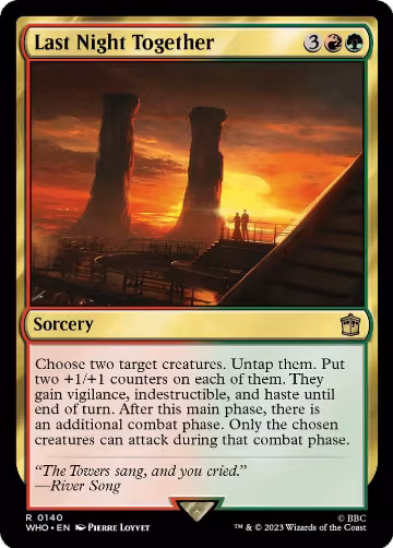 Last Night Together (140), Universes Beyond: Doctor Who — Magic card price