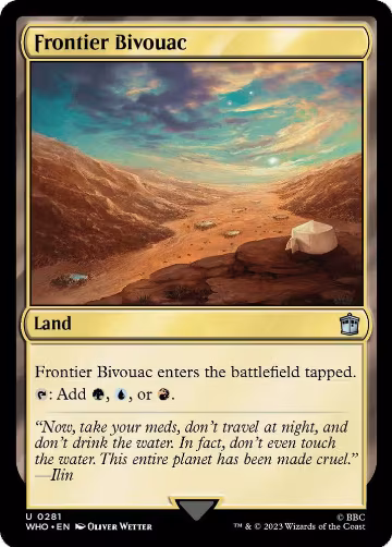 Frontier Bivouac (281), Universes Beyond: Doctor Who — Magic card price