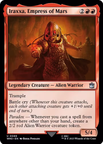 Iraxxa, Empress of Mars (89), Universes Beyond: Doctor Who — Magic card price