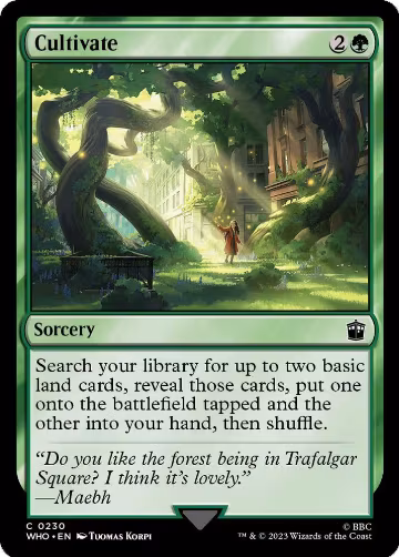Cultivate (230), Universes Beyond: Doctor Who — Magic card price