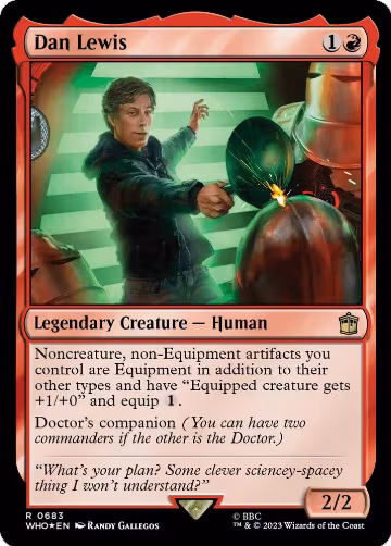 Dan Lewis (Surge Foil) (683), Universes Beyond: Doctor Who — Magic card price