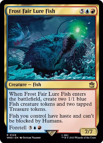 Frost Fair Lure Fish (129), Universes Beyond: Doctor Who — Magic card price