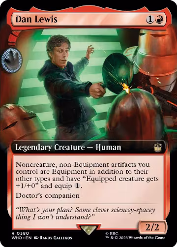 Dan Lewis (Extended Art) (380), Universes Beyond: Doctor Who — Magic card price