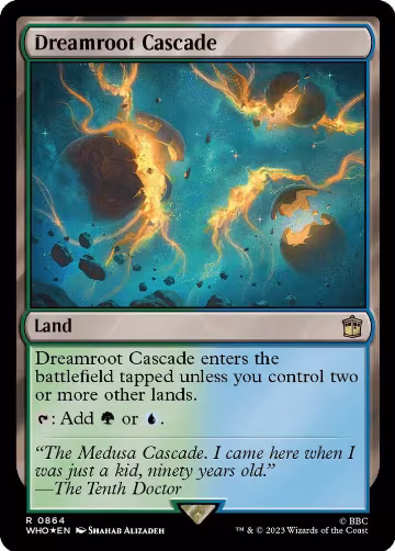 Dreamroot Cascade (Surge Foil) (864), Universes Beyond: Doctor Who — Magic card price
