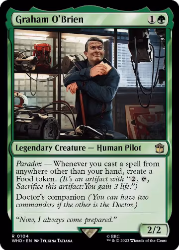 Graham O'Brien (104), Universes Beyond: Doctor Who — Magic card price