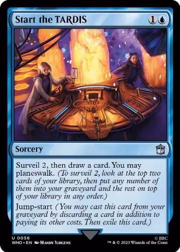 Start the TARDIS (56), Universes Beyond: Doctor Who — Magic card price