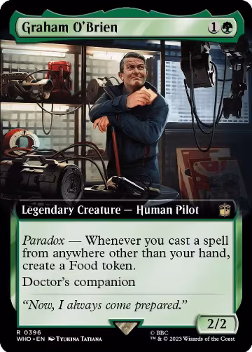 Graham O'Brien (Extended Art) (396), Universes Beyond: Doctor Who — Magic card price