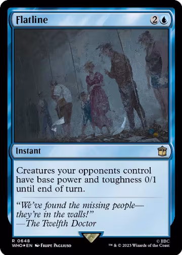 Flatline (Surge Foil) (648), Universes Beyond: Doctor Who — Magic card price