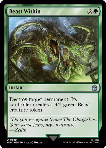 Beast Within (Surge Foil) (819), Universes Beyond: Doctor Who — Magic card price
