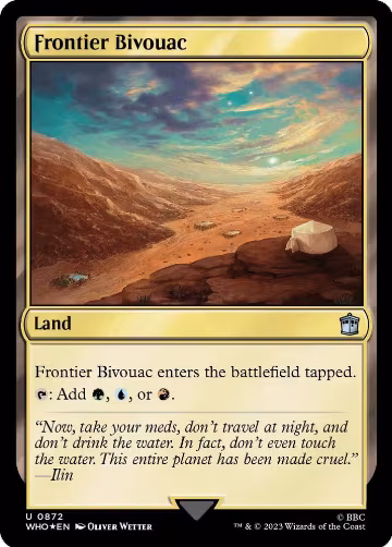 Frontier Bivouac (Surge Foil) (872), Universes Beyond: Doctor Who — Magic card price