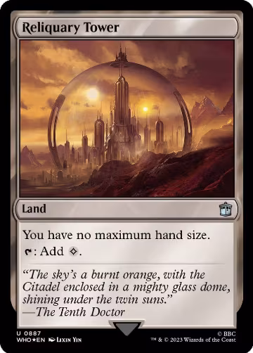 Reliquary Tower (Surge Foil) (887), Universes Beyond: Doctor Who — Magic card price