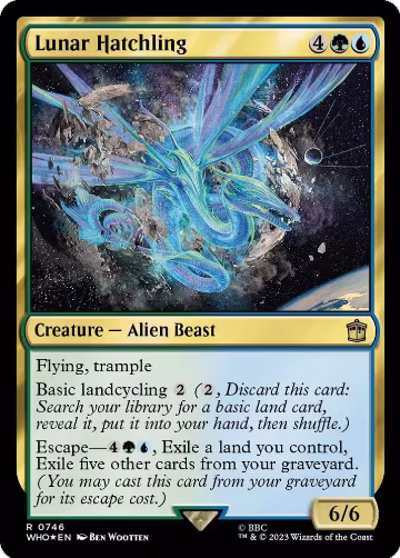 Lunar Hatchling (Surge Foil) (746), Universes Beyond: Doctor Who — Magic card price