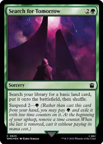 Search for Tomorrow (Surge Foil) (825), Universes Beyond: Doctor Who — Magic card price