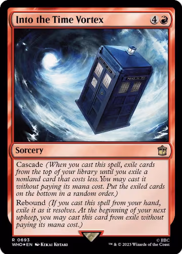 Into the Time Vortex (Surge Foil) (693), Universes Beyond: Doctor Who — Magic card price