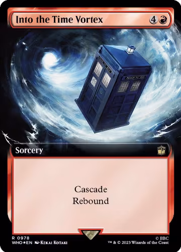 Into the Time Vortex (Extended Art) (Surge Foil) (978), Universes Beyond: Doctor Who — Magic card price