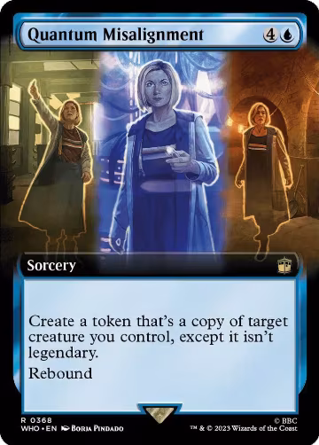 Quantum Misalignment (Extended Art) (368), Universes Beyond: Doctor Who — Magic card price