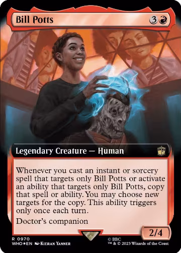 Bill Potts (Extended Art) (Surge Foil) (970), Universes Beyond: Doctor Who — Magic card price