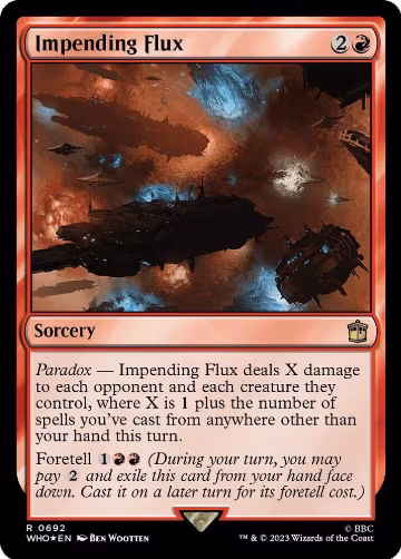 Impending Flux (Surge Foil) (692), Universes Beyond: Doctor Who — Magic card price