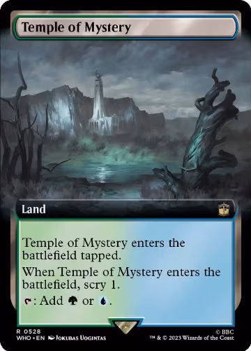 Temple of Mystery (Extended Art) (528), Universes Beyond: Doctor Who — Magic card price