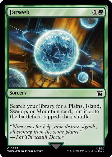 Farseek (Surge Foil) (823), Universes Beyond: Doctor Who — Magic card price