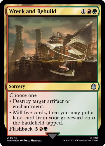 Wreck and Rebuild (Surge Foil) (774), Universes Beyond: Doctor Who — Magic card price