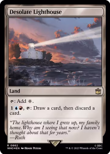 Desolate Lighthouse (Surge Foil) (862), Universes Beyond: Doctor Who — Magic card price