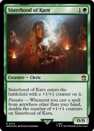 Sisterhood of Karn (Surge Foil) (714), Universes Beyond: Doctor Who — Magic card price