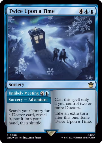 Twice Upon a Time (Surge Foil) (666), Universes Beyond: Doctor Who — Magic card price
