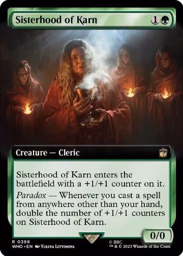 Sisterhood of Karn (Extended Art) (399), Universes Beyond: Doctor Who — Magic card price