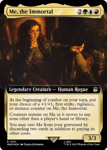 Me, the Immortal (Extended Art) (Surge Foil) (1021), Universes Beyond: Doctor Who — Magic card price