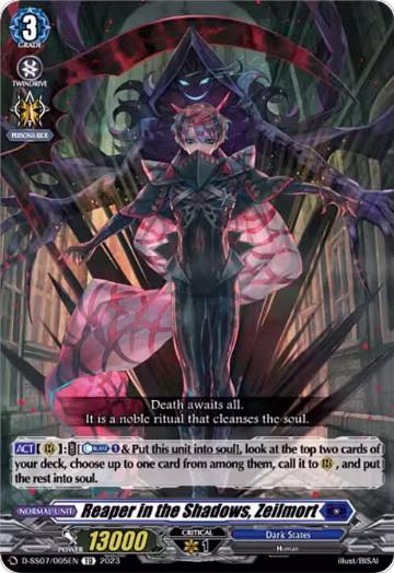 Reaper in the Shadows, Zeilmort (D-SS07/005EN), D-SS07: Stand Up Deckset "Favrneel" — Vanguard card price