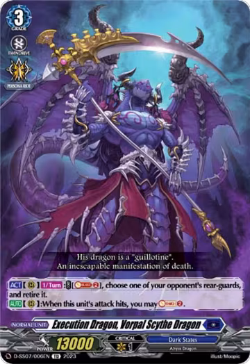Execution Dragon, Vorpal Scythe Dragon (D-SS07/006EN), D-SS07: Stand Up Deckset "Favrneel" — Vanguard card price