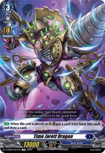Time Jarett Dragon (D-SS07/007EN), D-SS07: Stand Up Deckset "Favrneel" — Vanguard card price