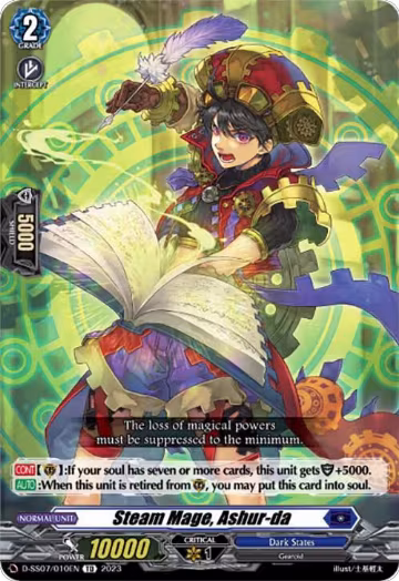 Steam Mage, Ashur-da (D-SS07/010EN), D-SS07: Stand Up Deckset "Favrneel" — Vanguard card price