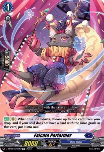 Falcate Performer (D-SS07/021EN), D-SS07: Stand Up Deckset "Favrneel" — Vanguard card price