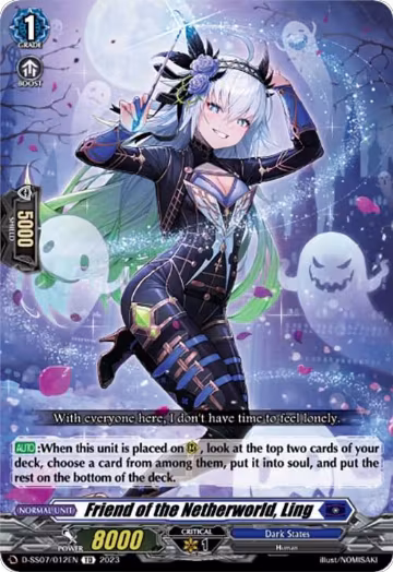 Friend of the Netherworld, Ling (D-SS07/012EN), D-SS07: Stand Up Deckset "Favrneel" — Vanguard card price