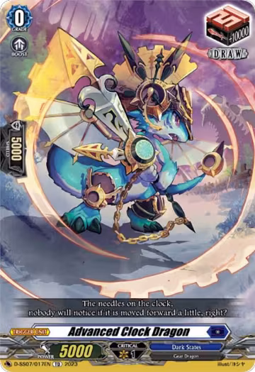Advanced Clock Dragon (D-SS07/017EN), D-SS07: Stand Up Deckset "Favrneel" — Vanguard card price