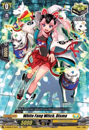 White Fang Witch, Disma (D-SS06/016EN), D-SS06: Stand Up Deckset "Gramgrace" — Vanguard card price