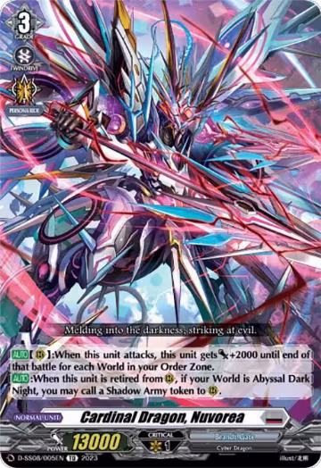 Cardinal Dragon, Nuvorea (D-SS08/005EN), D-SS08: Stand Up Deckset "Orfist" — Vanguard card price