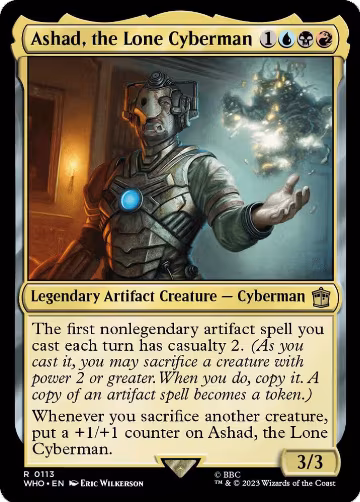 Ashad, the Lone Cyberman (113), Universes Beyond: Doctor Who — Magic card price